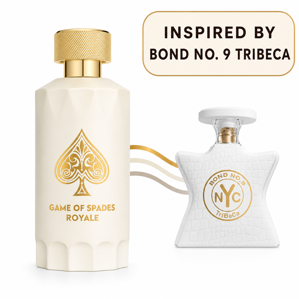 Jo Milano Game of Spades Royale 100ml perfume bottle