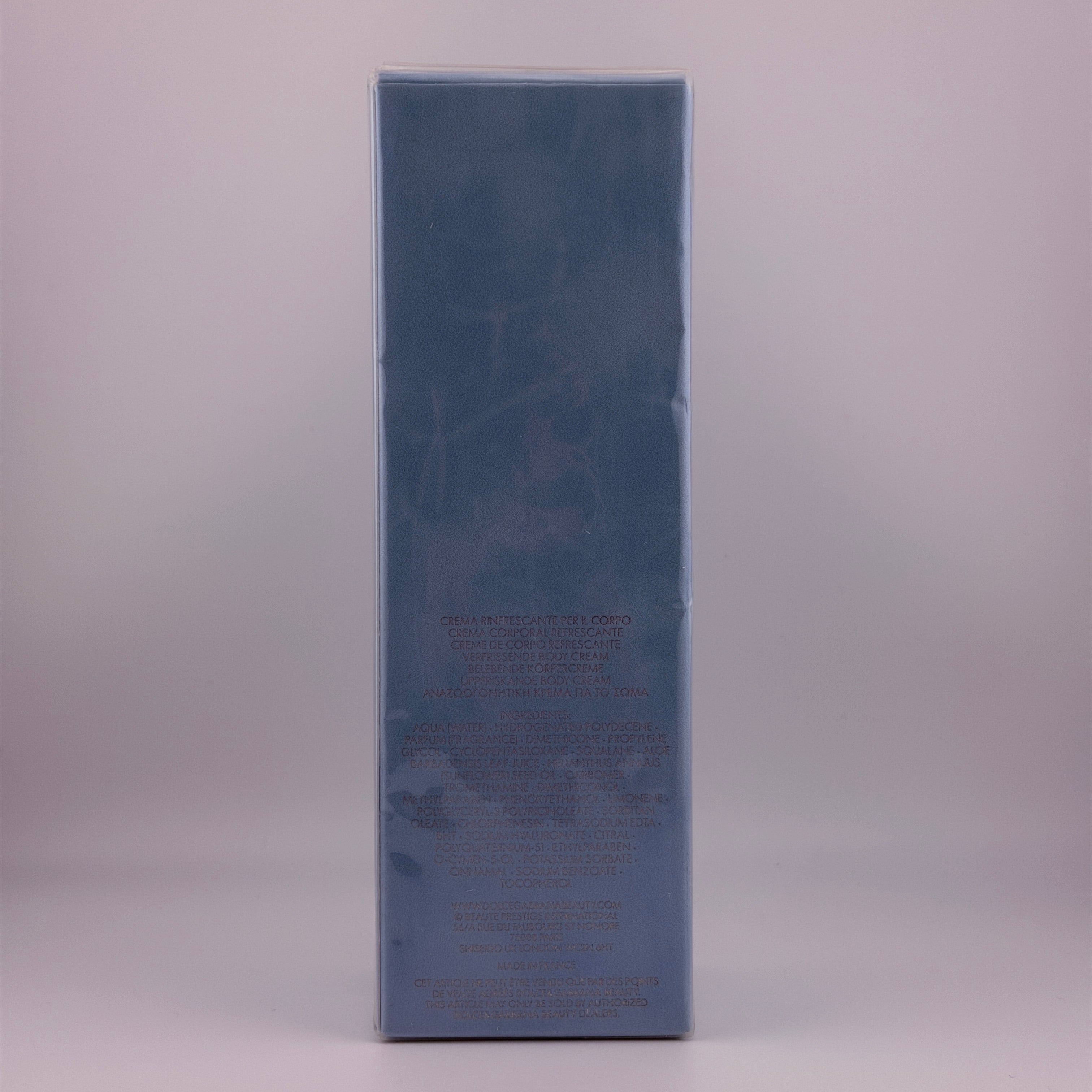 D&G - Light Blue BODY CREAM - Sealed
