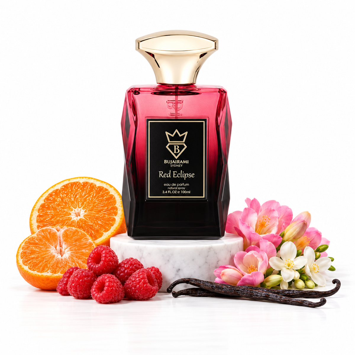 Bujairami Red Eclipse perfume sample decant