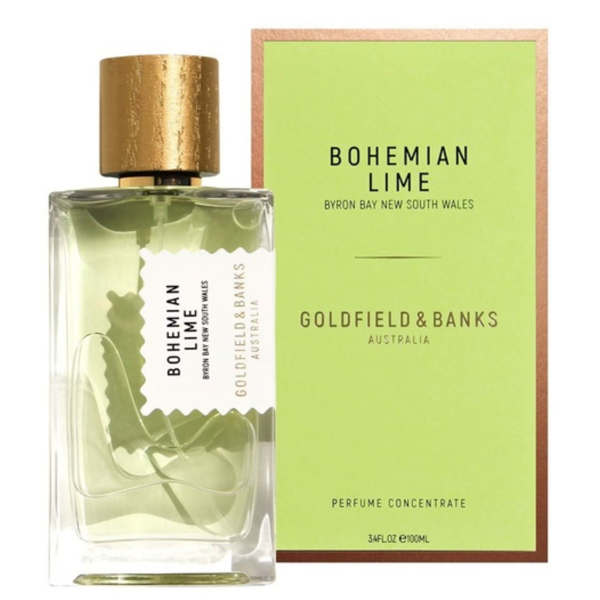 Goldfield & Banks Bohemian Lime 100ml perfume bottle