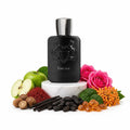 Parfums de Marly Carlisle perfume sample decant with green apple, nutmeg, saffron, rose, osmanthus and vanilla