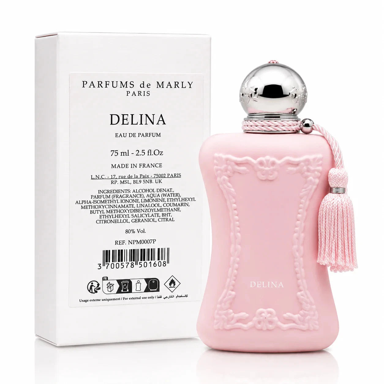 Parfums De Marly Delina 75ml perfume bottle tester