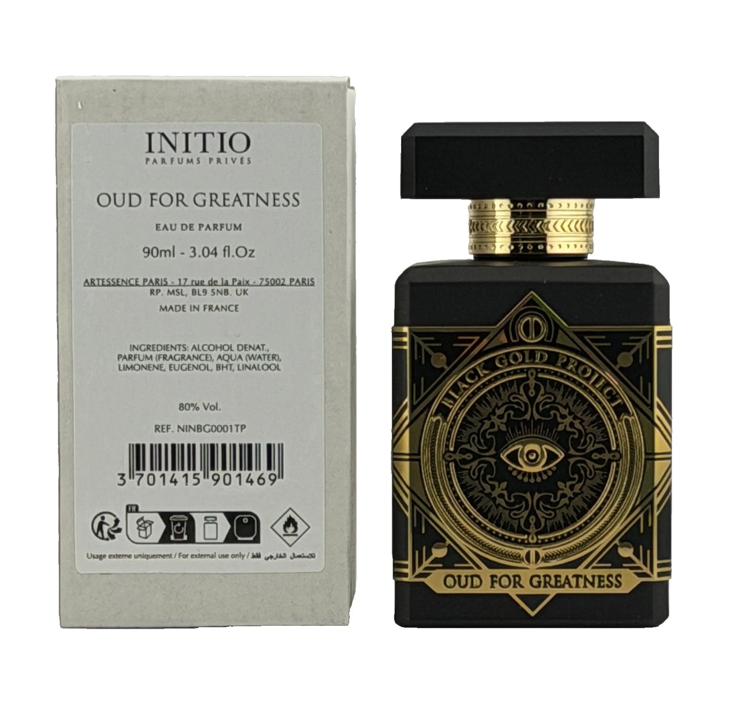 Initio Oud for Greatness 90 mL tester w cap