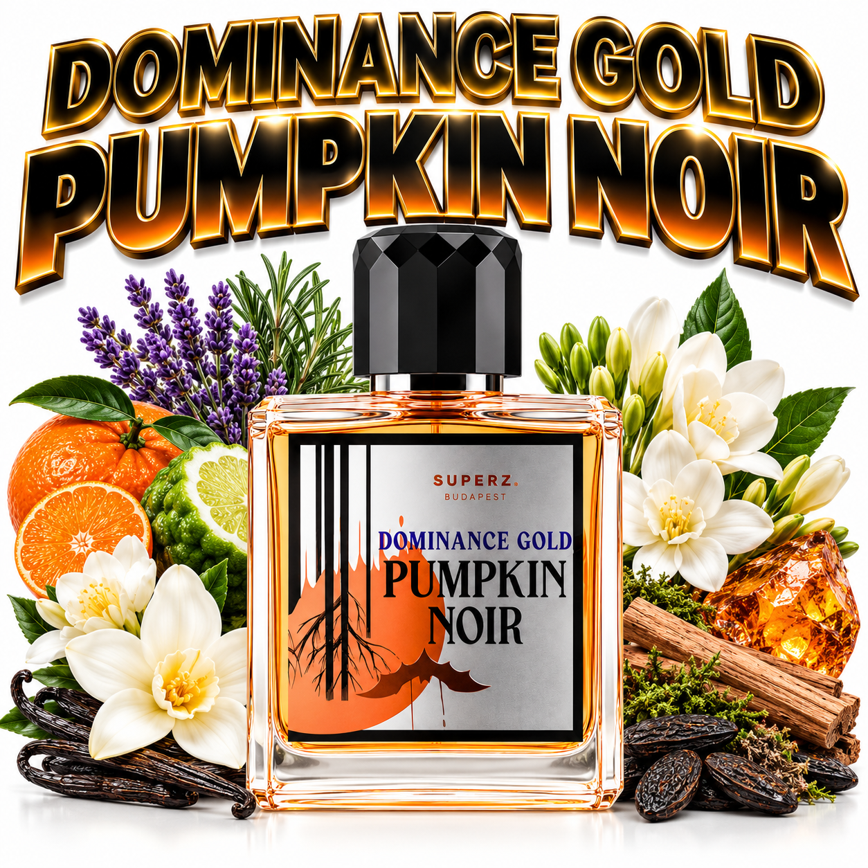 Snacks' Scents Superz Dominance Gold Pumpkin Noir perfume sample decant