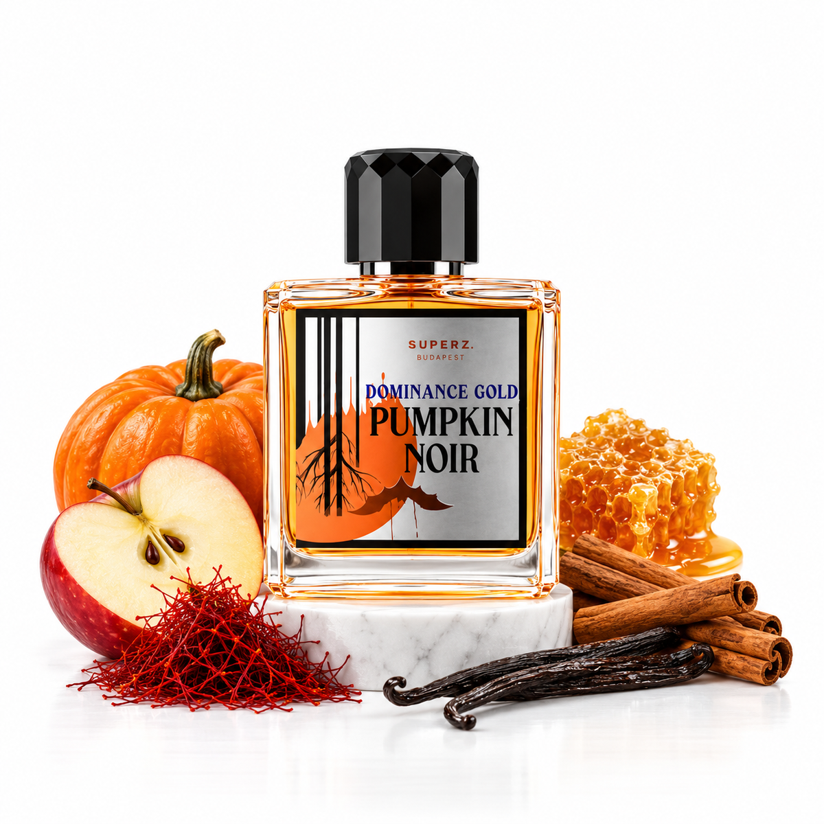 Superz Dominance Gold Pumpkin Noir perfume sample decant